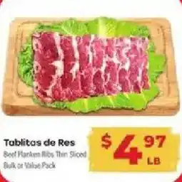 Supermercado El Rancho Tablitos de Res offer
