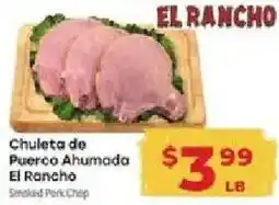Supermercado El Rancho El Rancho Smoked Pork Chop offer