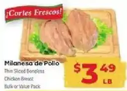 Supermercado El Rancho Milanesa de Pollo offer