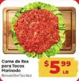 Supermercado El Rancho Marinated Beef Taco Meat offer
