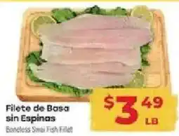 Supermercado El Rancho Boneless Swai Fish Fillet offer