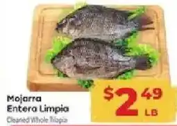 Supermercado El Rancho Mojarra Cleaned Whole Tilapia offer