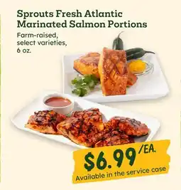 Sprouts Farmers Market Sprouts Fresh Atlantic Marinated Salmon Portions offer