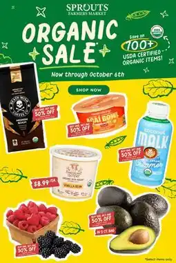 Sprouts Farmers Market ORGANIC SALE offer