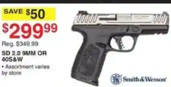Dunham's Sports Sd 2.0 9mm or 40s&w offer