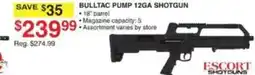 Dunham's Sports Bulltac pump 12ga shotgun offer
