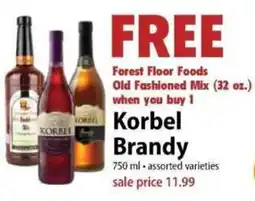 Festival Foods Korbel Brandy offer
