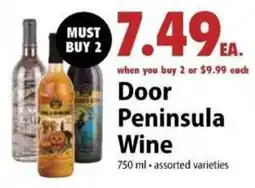 Festival Foods Door Peninsula Wine offer