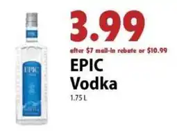 Festival Foods Epic Vodka offer