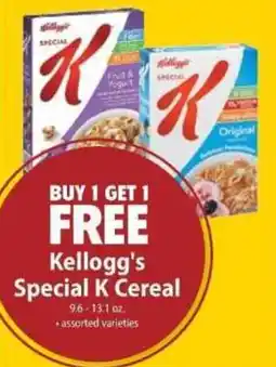 Festival Foods Kellogg's Special K Cereal offer