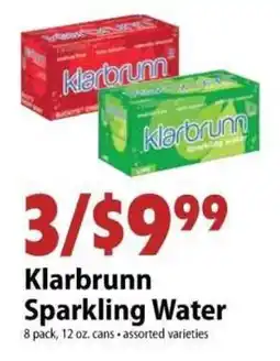 Festival Foods Klarbrunn Sparkling Water offer