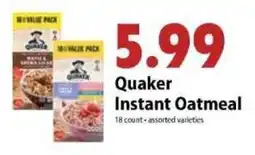 Festival Foods Quaker instant oatmeal offer