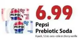 Festival Foods Pepsi Prebiotic Soda offer