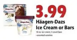 Festival Foods Häagen-Dazs ice cream or bars offer