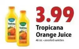 Festival Foods Tropicana orange juice offer
