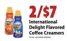 Festival Foods International Delight Flavored Coffee Creamers offer