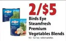 Festival Foods Birds Eye Steamfresh Premium Vegetables Blends offer