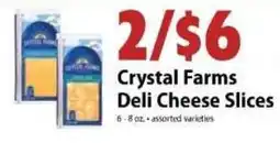 Festival Foods Crystal Farms Deli Cheese Slices offer
