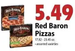 Festival Foods Red Baron Pizzas offer