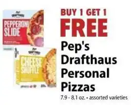Festival Foods Pep's Drafthaus Personal Pizzas offer