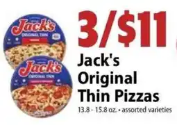 Festival Foods Jack's Original Thin Pizzas offer