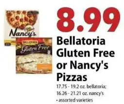 Festival Foods Bellatoria Gluten Free or Nancy's Pizzas offer