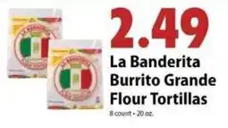 Festival Foods La Banderita burrito grande flour tortillas offer