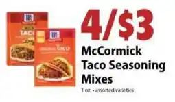 Festival Foods McCormick Taco Seasoning Mixes offer