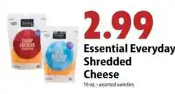 Festival Foods Essential Everyday Shredded Cheese offer