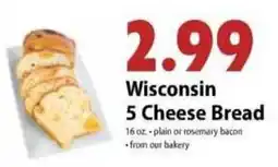 Festival Foods Wisconsin 5 Cheese Bread offer