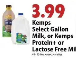 Festival Foods Kemps Select Gallon Milk, or Kemps Protein+ or Lactose Free Milk offer