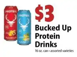 Festival Foods Bucked Up Protein Drinks offer