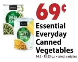 Festival Foods Essential Everyday Canned Vegetables offer