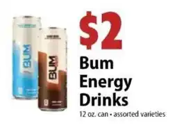 Festival Foods Bum Energy Drinks offer