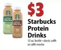 Festival Foods Starbucks Protein Drinks offer