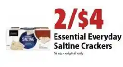 Festival Foods Essential Everyday Saltine Crackers offer