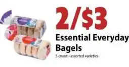 Festival Foods Essential Everyday Bagels offer