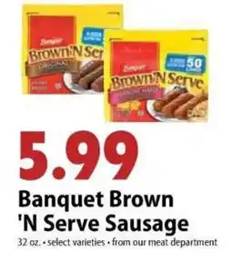 Festival Foods Banquet Brown 'N Serve Sausage offer