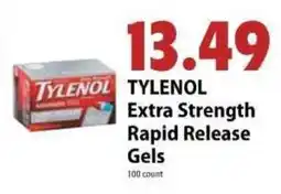 Festival Foods Tylenol extra strength rapid release gels offer