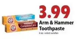 Festival Foods Arm & Hammer Toothpaste offer