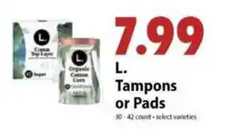Festival Foods L. Tampons or Pads offer