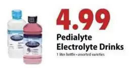 Festival Foods Pedialyte Electrolyte Drinks offer