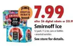 Festival Foods Smirnoff Ice offer