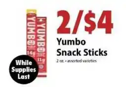 Festival Foods Yumbo Snack Sticks offer