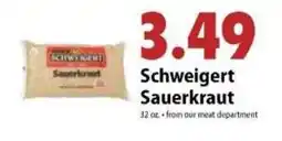 Festival Foods Schweigert sauerkraut offer