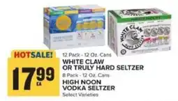 Food Lion White Claw or Truly Hard Seltzer offer