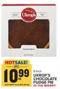 Food Lion Ukrop's chocolate fudge pie offer