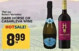 Food Lion Dark Horse or Casarleva Wine offer