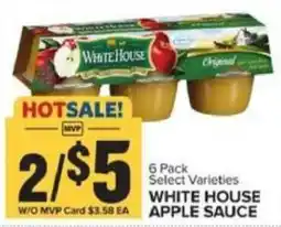 Food Lion White House Apple Sauce offer