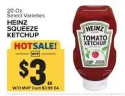 Food Lion Heinz squeeze ketchup offer
